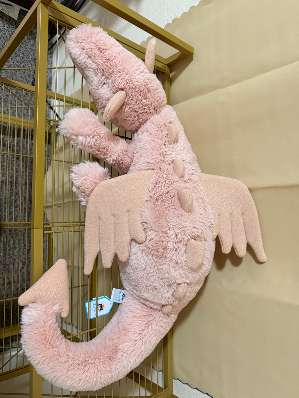 Jellycat rose Dragon *retired, BNWT*